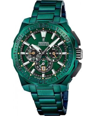 Festina F20730-1 Chrono Bike Watch - Green