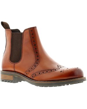 Business Class Gents Formal Boots Smart Occasion - Brown