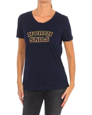 North Sails Short Sleeve T-Shirt 9024320 - Blue