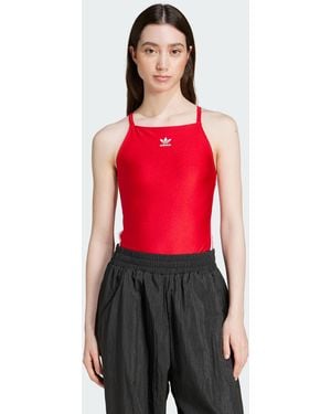 adidas Originals 3-Stripes Bodysuit - Red