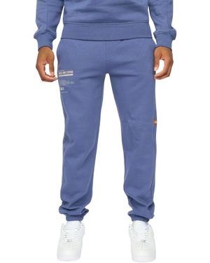 Duck and Cover Applewold Jogging Bottoms (Denim) - Blue