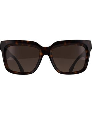 Burberry Square Dark Havana Be4419 - Black