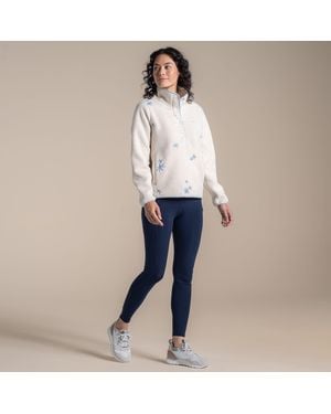 Craghoppers Ladies National Trust Rosemary Ii Floral Fleece Jacket - Grey