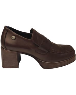 Mis Alas Damen Monkstrap Schuh Farbe Braun - Bruin