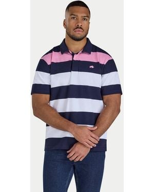 Raging Bull Irregular Stripe Rugby - Blue