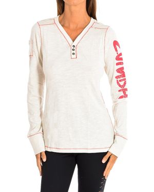 Zumba Long Sleeve Sweatshirt Z1T00324 - White