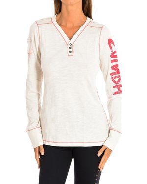 Zumba Long Sleeve Sweatshirt Z1T00324 - White