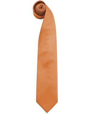 PREMIER Fashion ”Colours” Work Clip On Tie (Pack Of 2) - Orange