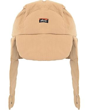NANGA Takibi Ripstop Down Ear Flap Cap - Natural