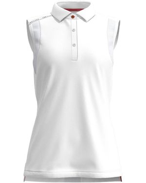 Forelson Stow Mouwloos Poloshirt - Wit