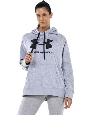 Under Armour Rival Fleece Hoodie - Blauw