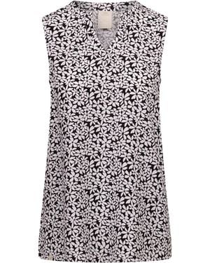 Trespass Ladies Kaylyn Printed Vest Top Viscose - Black