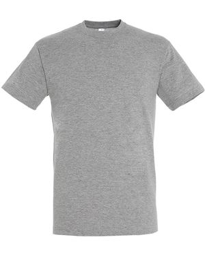 Sol's Regent Short Sleeve T-Shirt Marl) Cotton - Grey