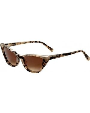 Kate Young For Tura K557 54 Tor Fawn Sunglasses - Brown