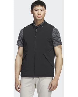 adidas Ultimate365 Tour Frostguard Full-Zip Padded Vest - Black