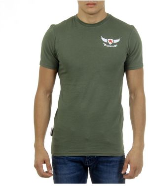 Andrew Charles by Andy Hilfiger T-Shirt Short Sleeves Round Neck Keita - Green