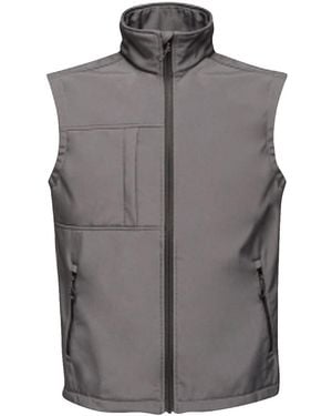 Regatta Octagon 3 Layer Printable Softshell Bodywarmer - Grey