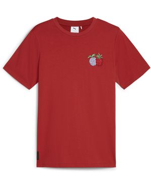 PUMA X One Piece Graphic T-Shirt - Red