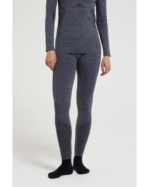 Mountain Warehouse 'Off Piste' Trousers Quick Dry Seamless Winter Trousers Polyamide - Blue