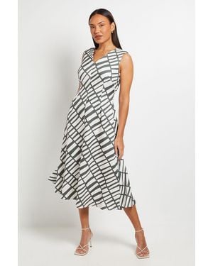 PRINCIPLES Trapeze Midi Dess - Green