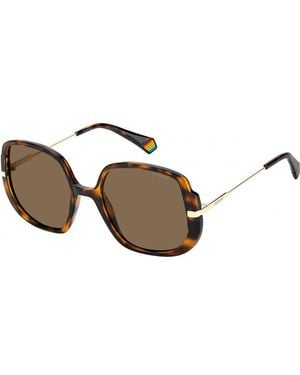 Polaroid Pld6181S-0086-Sp Pld6181S 0086 53 Sp Sunglasses - Brown