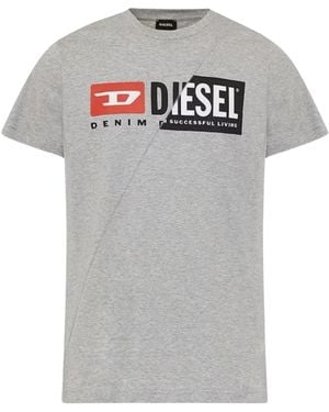 DIESEL Cuty Design T-Shirt Cotton - Grey