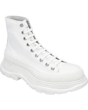 McQueen Tread Slick Boot - White