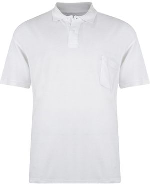 KAM Jeanswear Kam Polo Shirts Short Sleeve Plus Size - White
