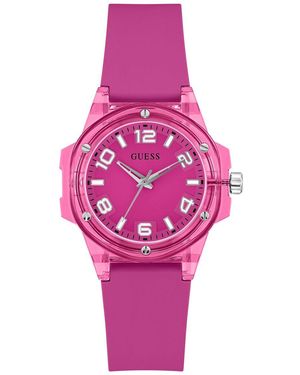 Guess Mini Hype Watch Gw0880L4 Silicone - Pink