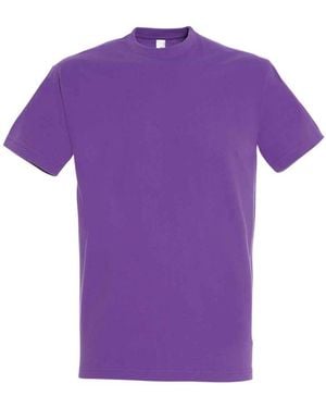 Sol's Adult Imperial Heavy T-Shirt (Light) - Purple
