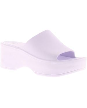 Rocket Dog Sandals Heeled Wedge Petal Slip On - Purple