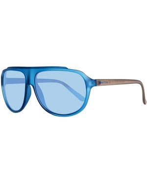 Benetton Benetton Mannen Zonnebril 61/13/145 Mm Geïnjecteerd - Blauw