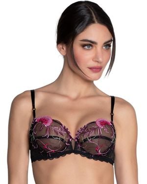 Lise Charmel Ach6086 Floraison Passion Full Cup Bra - Black