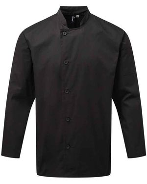 PREMIER Essential Long-Sleeved Chef Jacket - Black