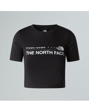 The North Face W Graphic Slim Perf Tee - Black