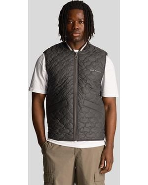 Lyle & Scott Quilted Gilet - Grey