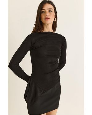 Bianco Lucci Blouse - Black