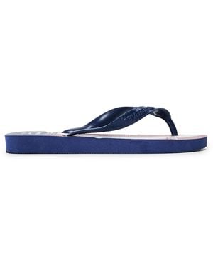 Havaianas Hav. Top Marvel Logomania Flip Flops - Blue
