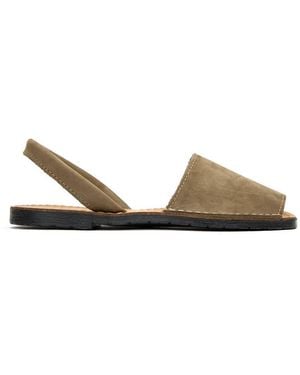 Sole Macaw Nubuck Menorcan Sandals - Green
