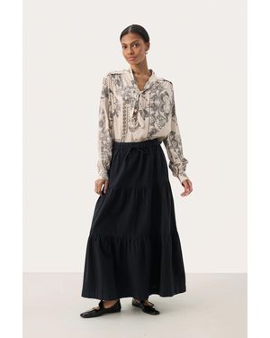 Part Two Rok Relaxed Fit Blac - Wit