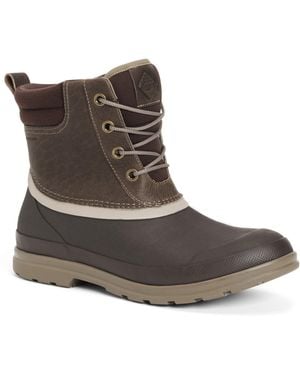 Muck Boot Originals Duck Lace Memory Foam Wellingtons - Brown
