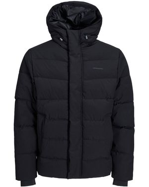 Jack & Jones Jwhpace Clean Puffer Jacket, Full Zip, Long Sleeve - Blue
