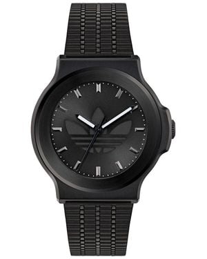 adidas Originals Expression Three Watch Aofh25504 Stainless Steel - Black