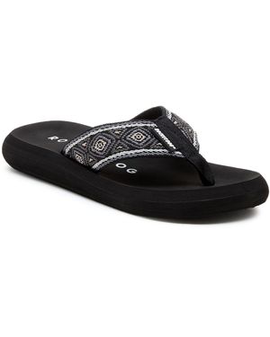 Rocket Dog Spotlight Camden Cotton /Multi Sandals - Black