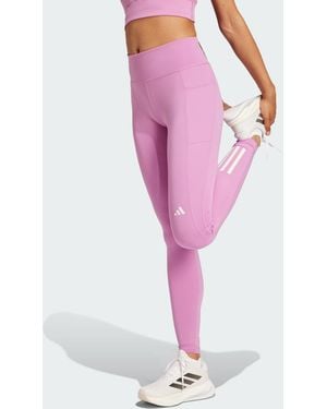 adidas Own The Run Full-Length Leggings - Pink