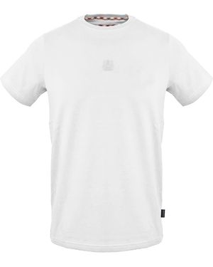 Aquascutum Regular Fit Crew Neck Short Sleeve T-Shirt - White