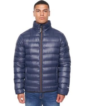 Duck and Cover Shemmy 2 Layer Quilted Jacket - Blue