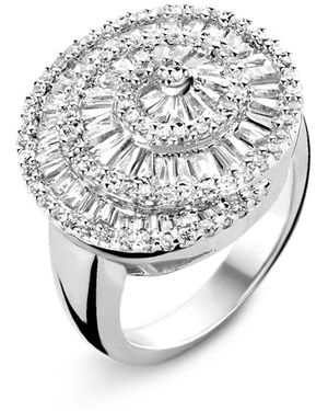 Orphelia 925 Sterling Ring - Metallic