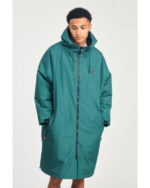 Tokyo Laundry Mid-Length Logo Dryrobe - Green