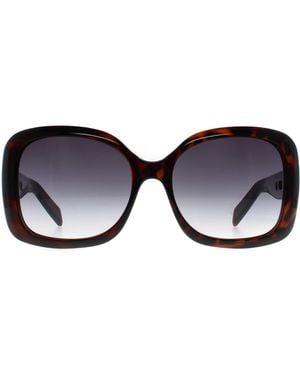 Karen Millen Butterfly Dark Tortoise Gradient Km5053 - Black